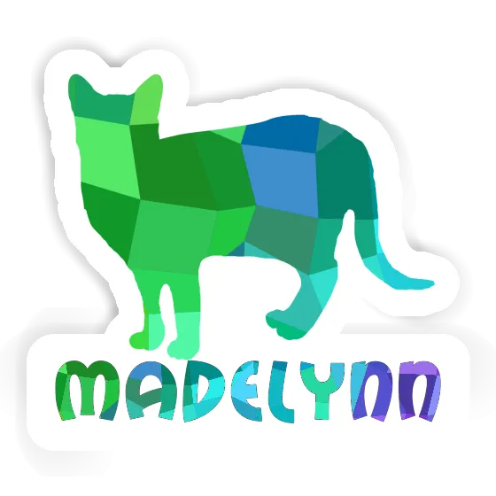 Cat Sticker Madelynn Notebook Image