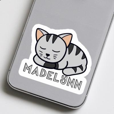 Cat Sticker Madelynn Notebook Image