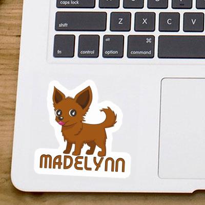 Madelynn Sticker Chihuahua Notebook Image