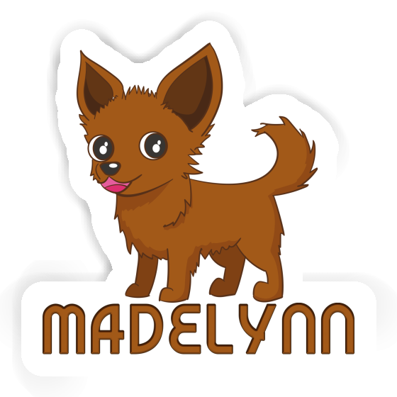 Madelynn Sticker Chihuahua Laptop Image