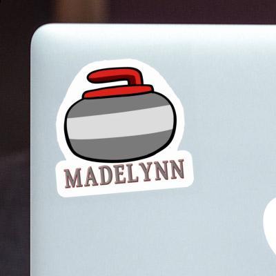 Sticker Curling Stone Madelynn Notebook Image