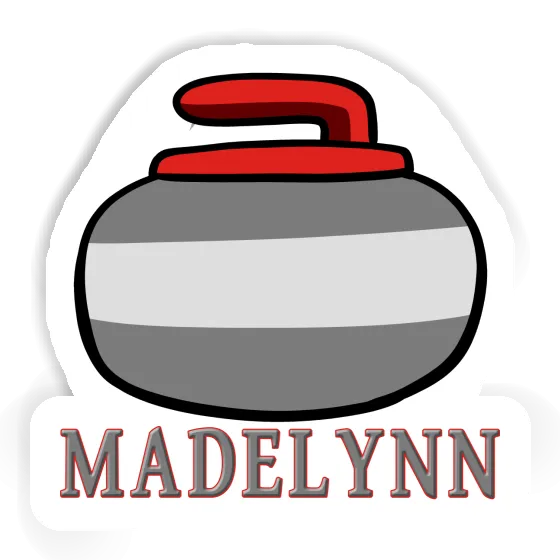 Sticker Curling Stone Madelynn Laptop Image