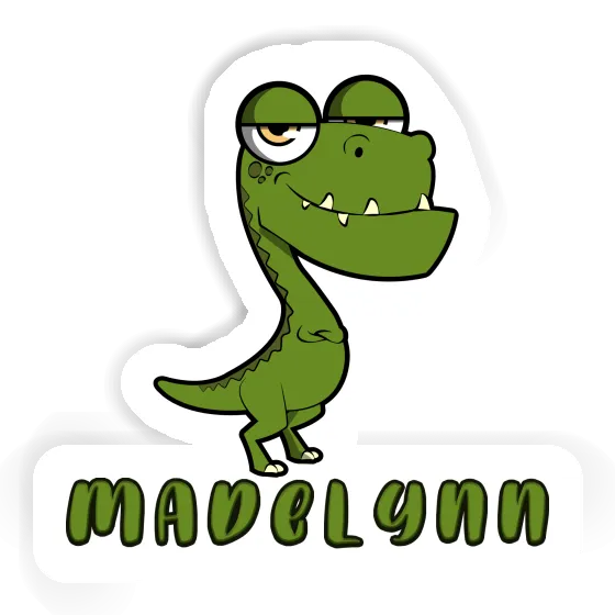 Dinosaur Sticker Madelynn Laptop Image