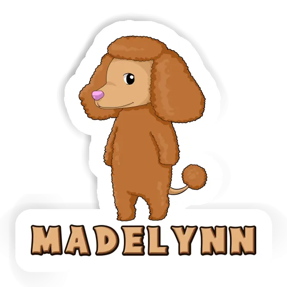 Sticker Madelynn Poodle Laptop Image