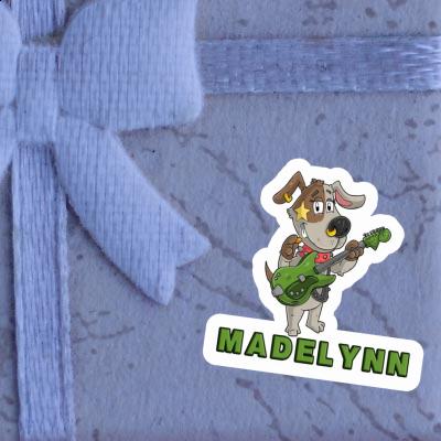 Sticker Madelynn Guitarist Notebook Image