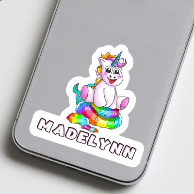 Baby Unicorn Sticker Madelynn Notebook Image