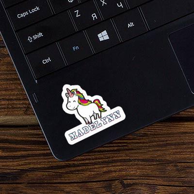 Unicorn Sticker Madelynn Notebook Image