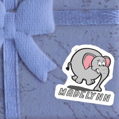 Jumping Elephant Sticker Madelynn Gift package Image