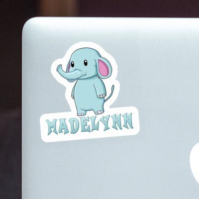 Aufkleber Madelynn Elefant Laptop Image