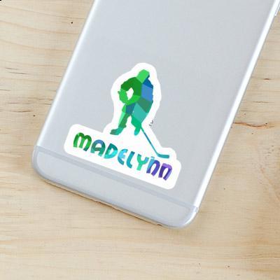 Sticker Madelynn Hockey Player Gift package Image