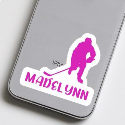 Sticker Madelynn Hockey Player Image