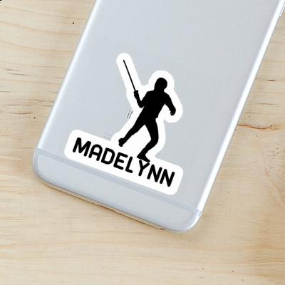 Madelynn Sticker Fencer Laptop Image