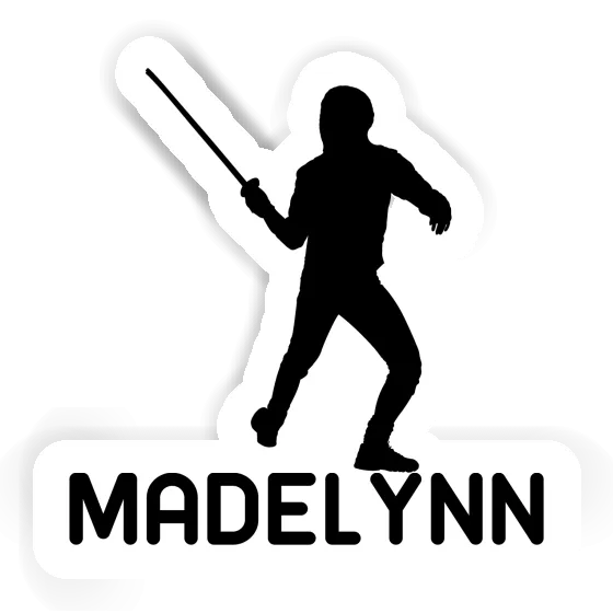 Madelynn Sticker Fencer Notebook Image