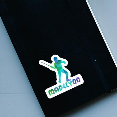 Madelynn Sticker Fencer Laptop Image