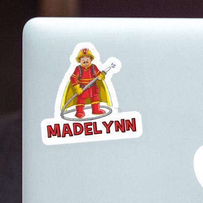 Sticker Madelynn Firefighter Gift package Image