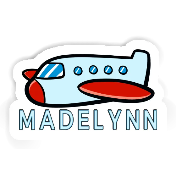 Sticker Madelynn Plane Laptop Image