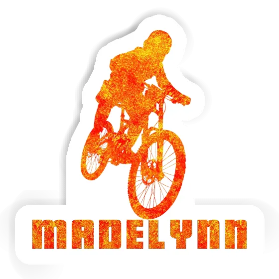 Madelynn Autocollant Freeride Biker Notebook Image