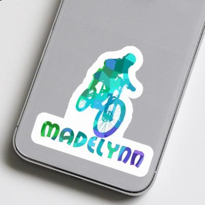 Freeride Biker Sticker Madelynn Laptop Image