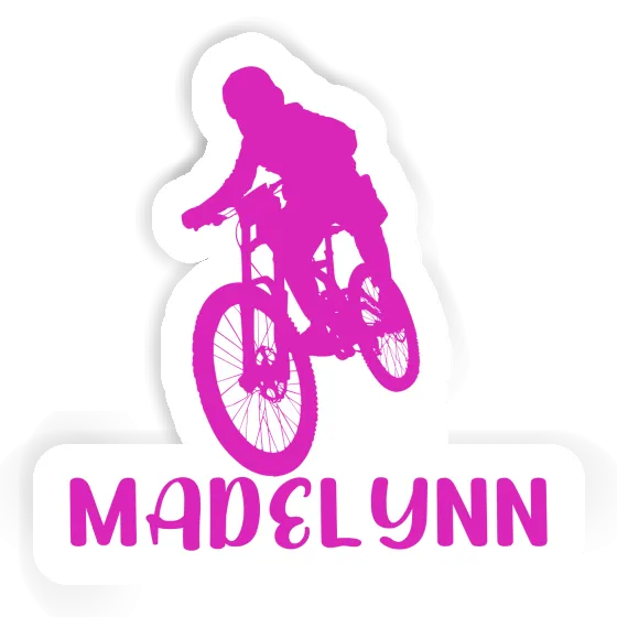 Freeride Biker Autocollant Madelynn Laptop Image