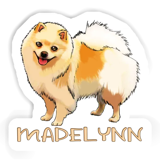 Madelynn Sticker German Spitz Laptop Image