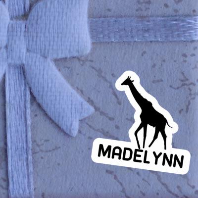 Giraffe Sticker Madelynn Notebook Image