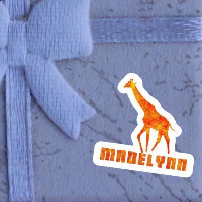 Autocollant Madelynn Girafe Laptop Image