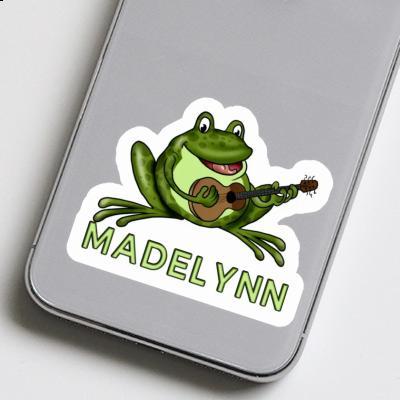 Gitarrenfrosch Aufkleber Madelynn Laptop Image