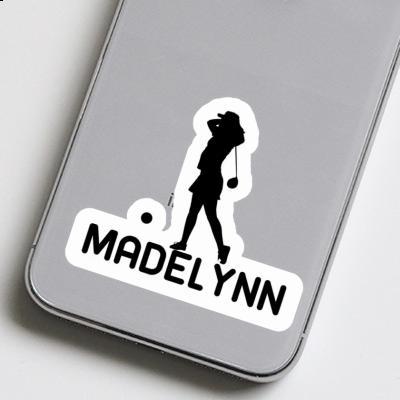 Madelynn Sticker Golfer Notebook Image