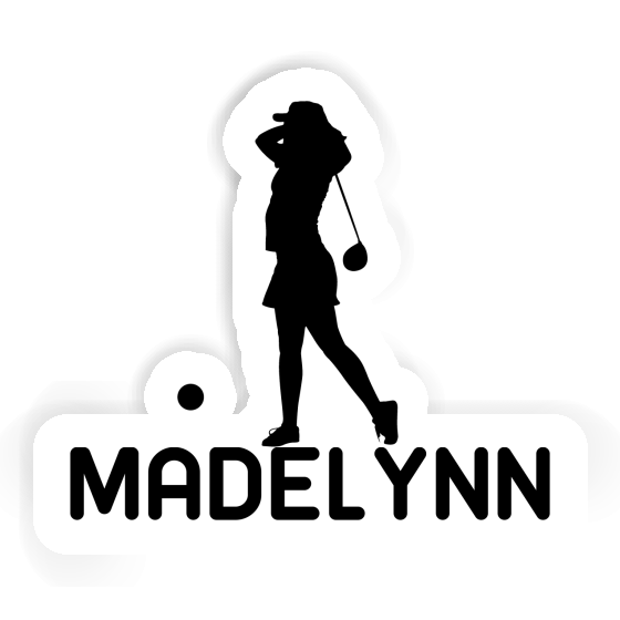 Madelynn Sticker Golfer Image