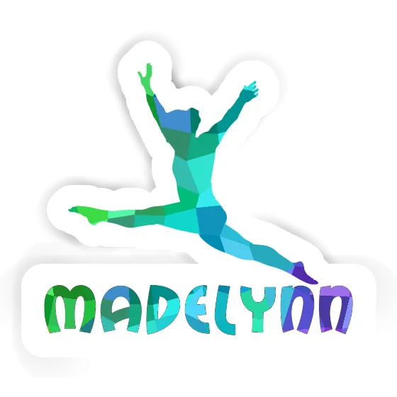 Autocollant Gymnaste Madelynn Notebook Image