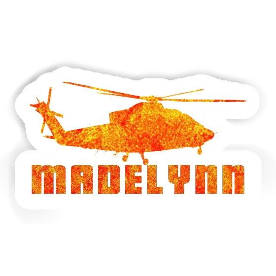 Sticker Madelynn Helicopter Laptop Image