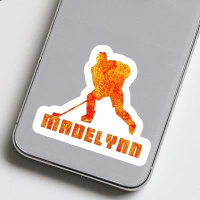 Madelynn Sticker Hockey Player Gift package Image