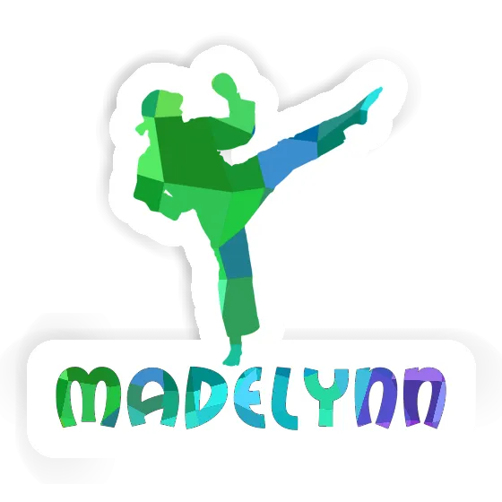 Sticker Madelynn Karateka Laptop Image