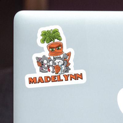 Sticker Monster Carrot Madelynn Notebook Image