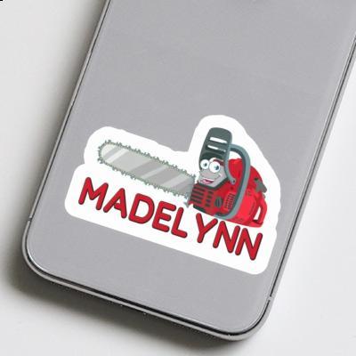 Chainsaw Sticker Madelynn Notebook Image