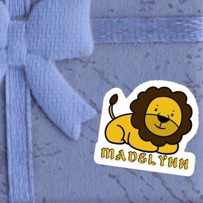 Sticker Madelynn Lion Laptop Image