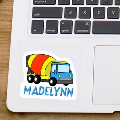 Camion malaxeur Autocollant Madelynn Image