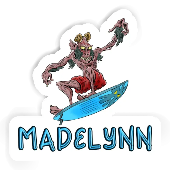 Surfer Aufkleber Madelynn Laptop Image