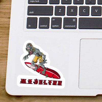 Sticker Madelynn Surfer Laptop Image