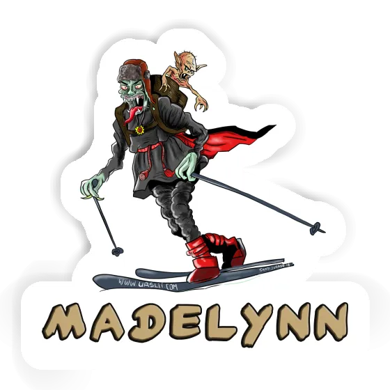 Madelynn Sticker Telemarker Laptop Image