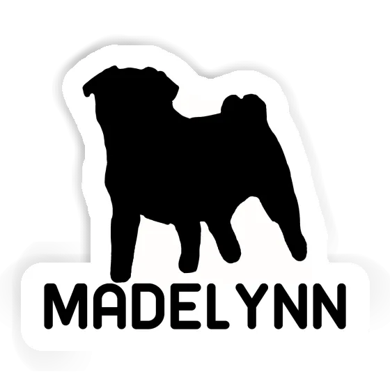 Sticker Pug Madelynn Notebook Image