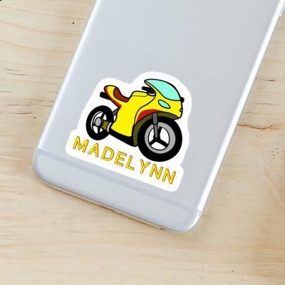 Madelynn Sticker Motorbike Laptop Image