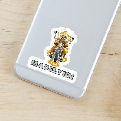 Sticker Madelynn Motorbike Rider Image