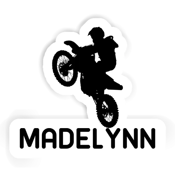 Madelynn Aufkleber Motocross-Fahrer Laptop Image