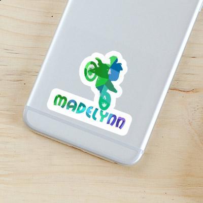 Sticker Madelynn Motocross Rider Laptop Image