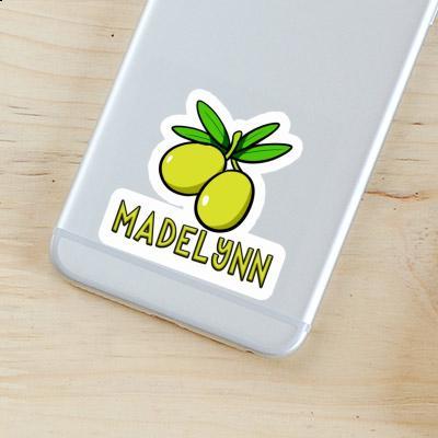 Madelynn Sticker Olive Notebook Image