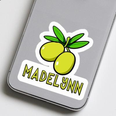 Madelynn Aufkleber Olive Notebook Image