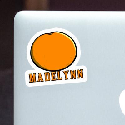 Sticker Madelynn Orange Gift package Image