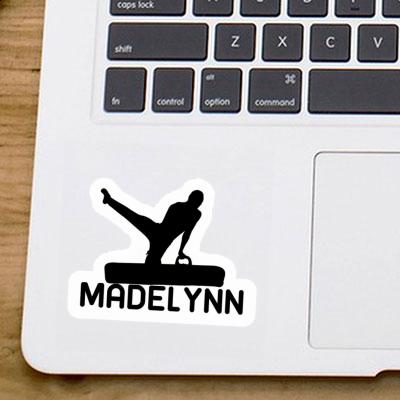 Autocollant Gymnaste Madelynn Laptop Image