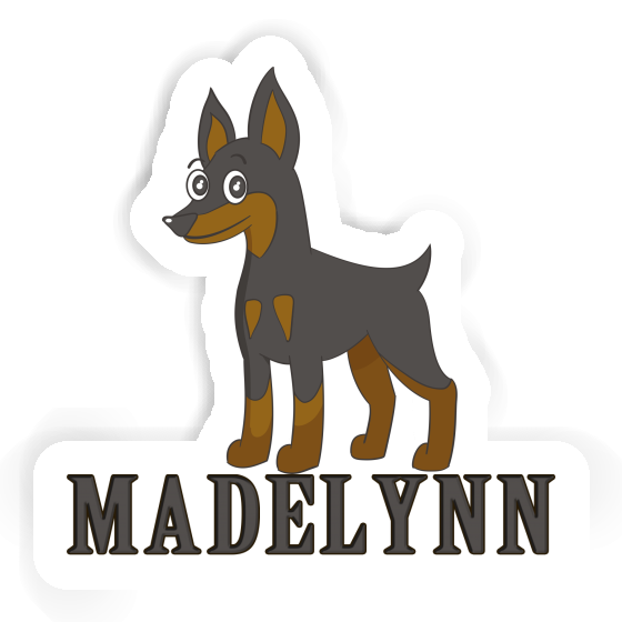 Madelynn Aufkleber Pinscher Notebook Image